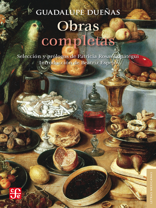 Title details for Obras completas by guadalupe Dueñas - Available